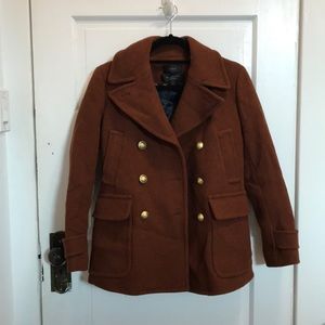 J. Crew Majesty Peacoat in Auburn